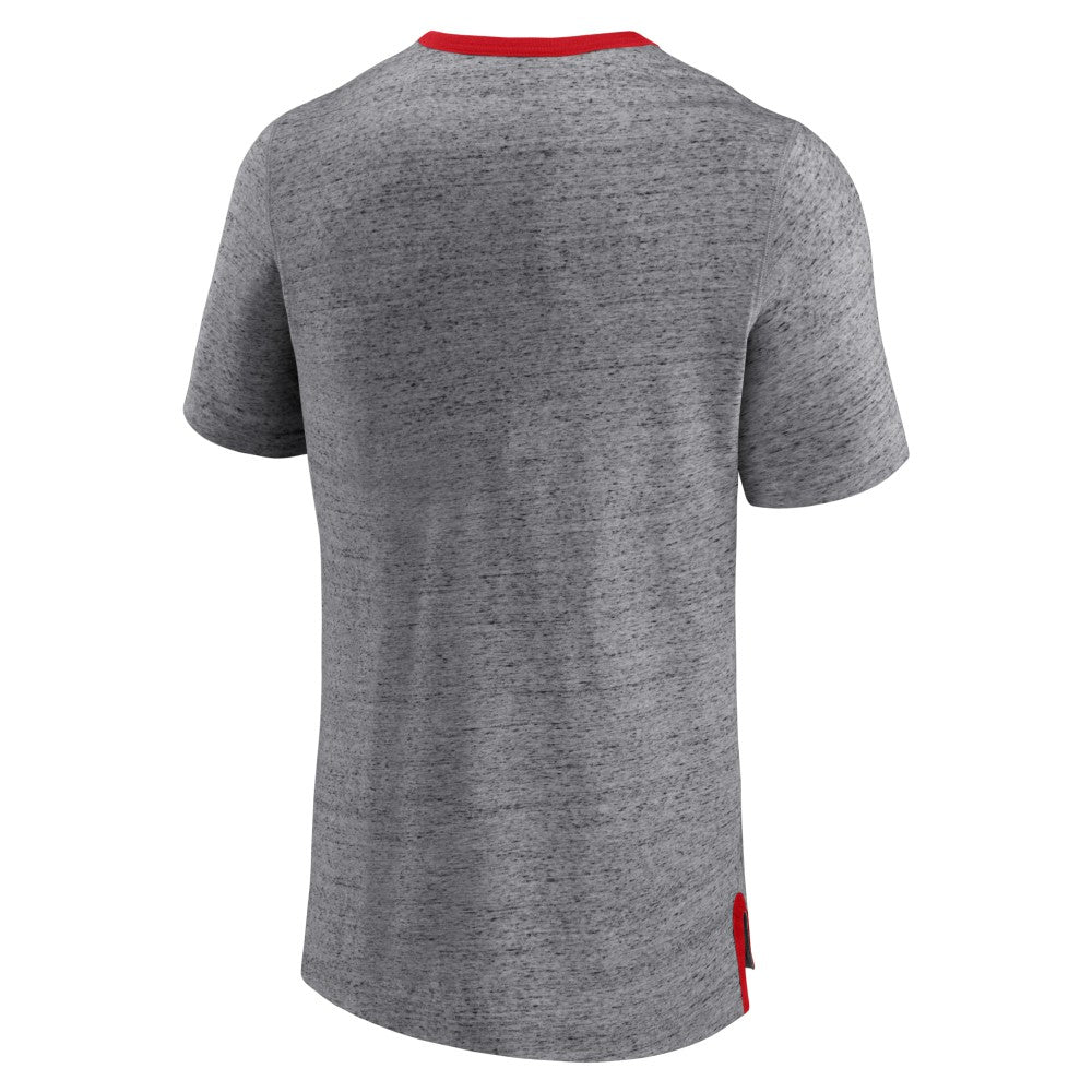 St. Louis Cardinals Fanatics Iconic Team Element Speckled Ringer T-Shirt On Sale