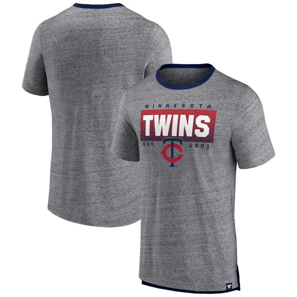 Minnesota Twins Fanatics Iconic Team Element Speckled Ringer T-Shirt Near Me