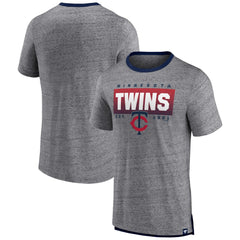 Minnesota Twins Fanatics Iconic Team Element Speckled Ringer T-Shirt Near Me