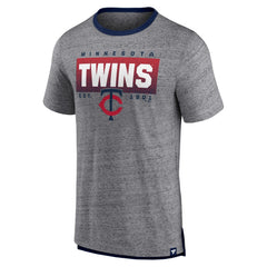 Minnesota Twins Fanatics Iconic Team Element Speckled Ringer T-Shirt Near Me