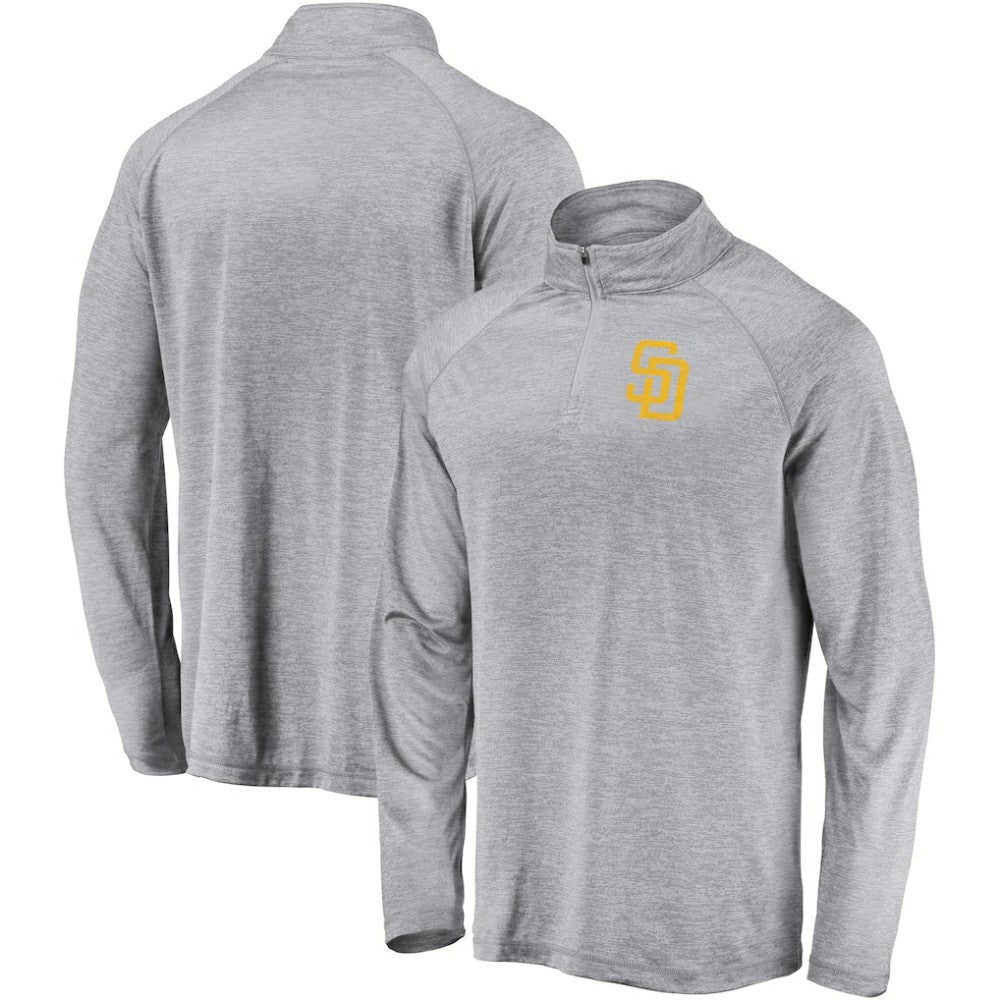 San Diego Padres Fanatics Primary Logo Quarter-Zip Raglan Jacket Near Me