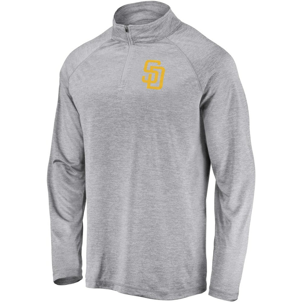 San Diego Padres Fanatics Primary Logo Quarter-Zip Raglan Jacket Near Me