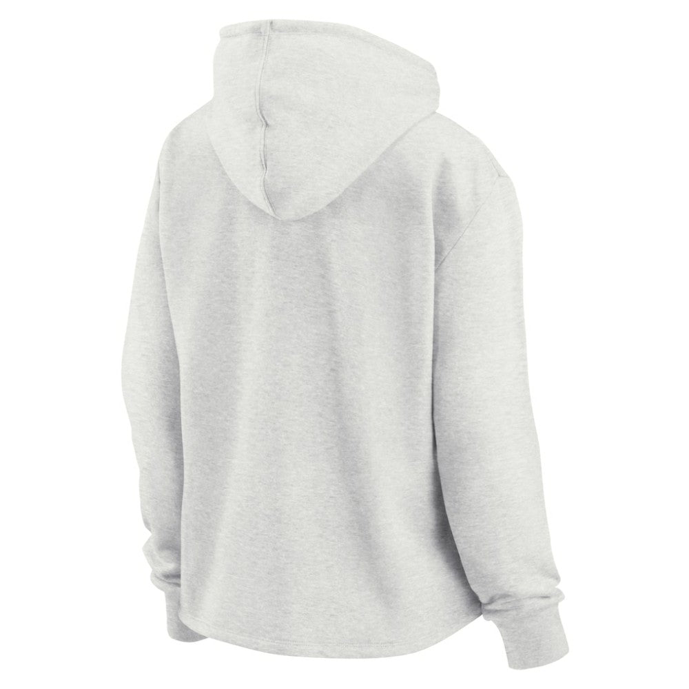 Washington Capitals Fanatics Women's True Classics Legacy Quarter-Zip Hoodie Ash