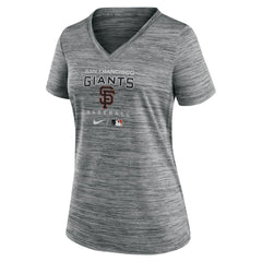 San Francisco Giants Nike Women's Authentic Collection Velocity Performance V-Neck T-Shirt On Sale