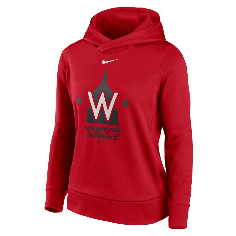 Washington Nationals Nike Women's Alternate Logo Performance Pullover Hoodie for sale