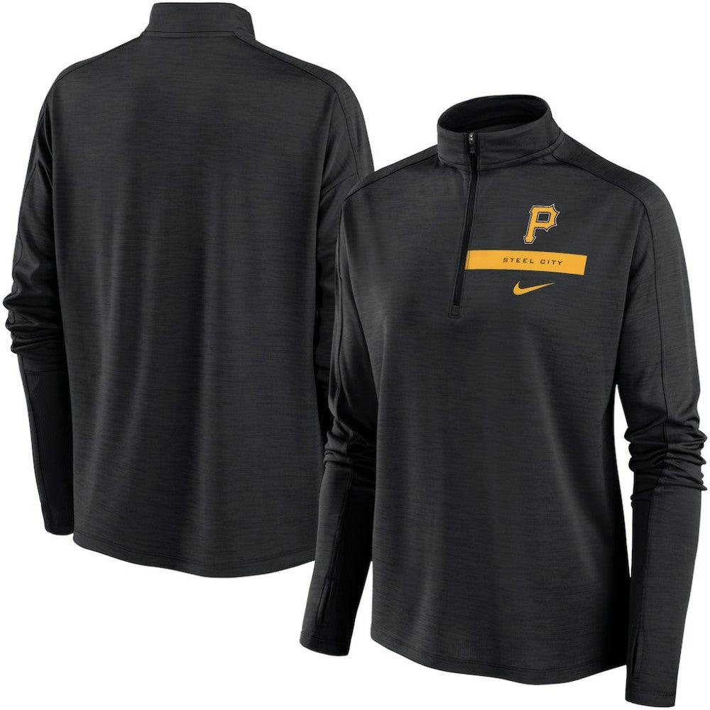 Pittsburgh Pirates Nike Women's Primetime Local Touch Pacer Quarter-Zip Top Lifestyle