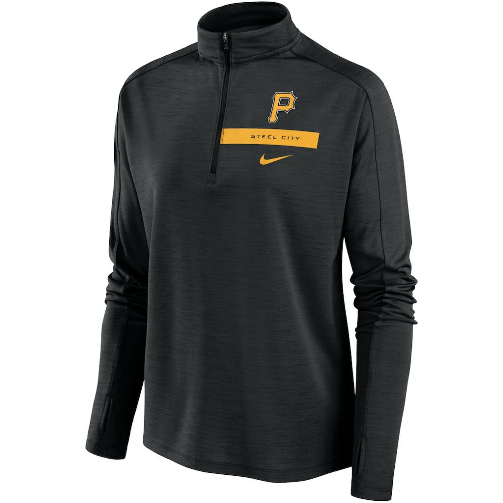 Pittsburgh Pirates Nike Women's Primetime Local Touch Pacer Quarter-Zip Top Lifestyle
