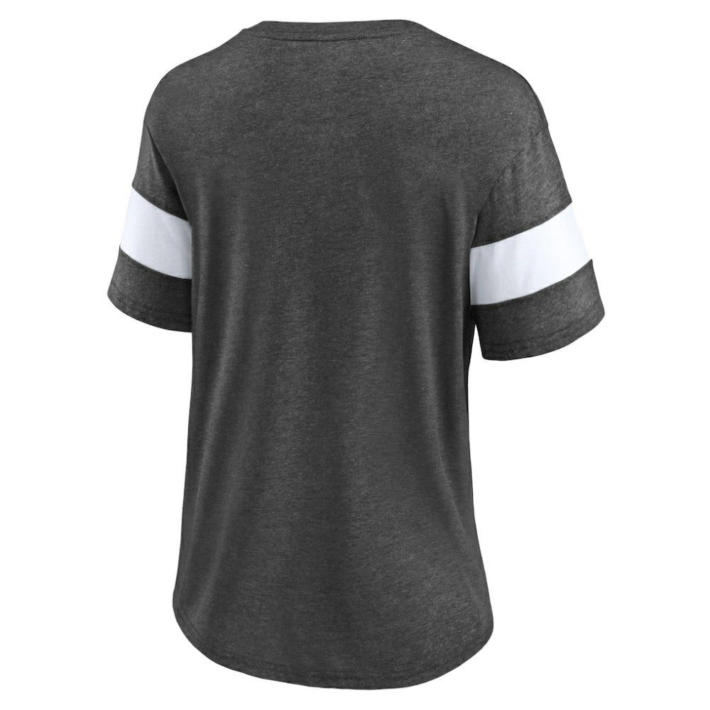 San Francisco Giants Fanatics Women's Wordmark V-Neck Tri-Blend T-Shirt Clearance