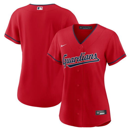 Cleveland Guardians Nike Women's Alternate Replica Team Jersey - Red | MLB Jerseys