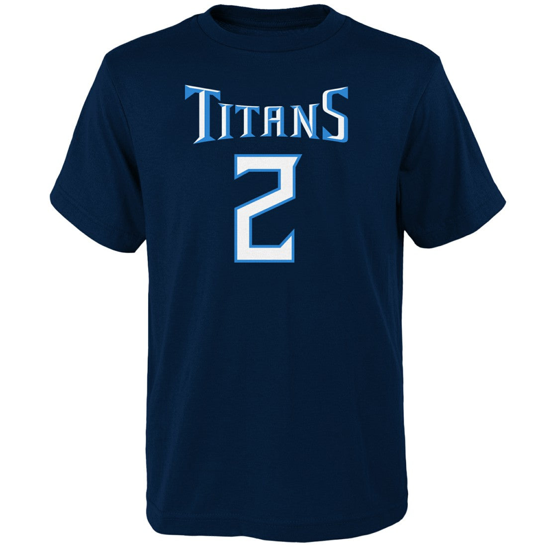 Julio Jones Tennessee Titans Youth Mainliner Player Name & Number T-Shirt Navy - NFL