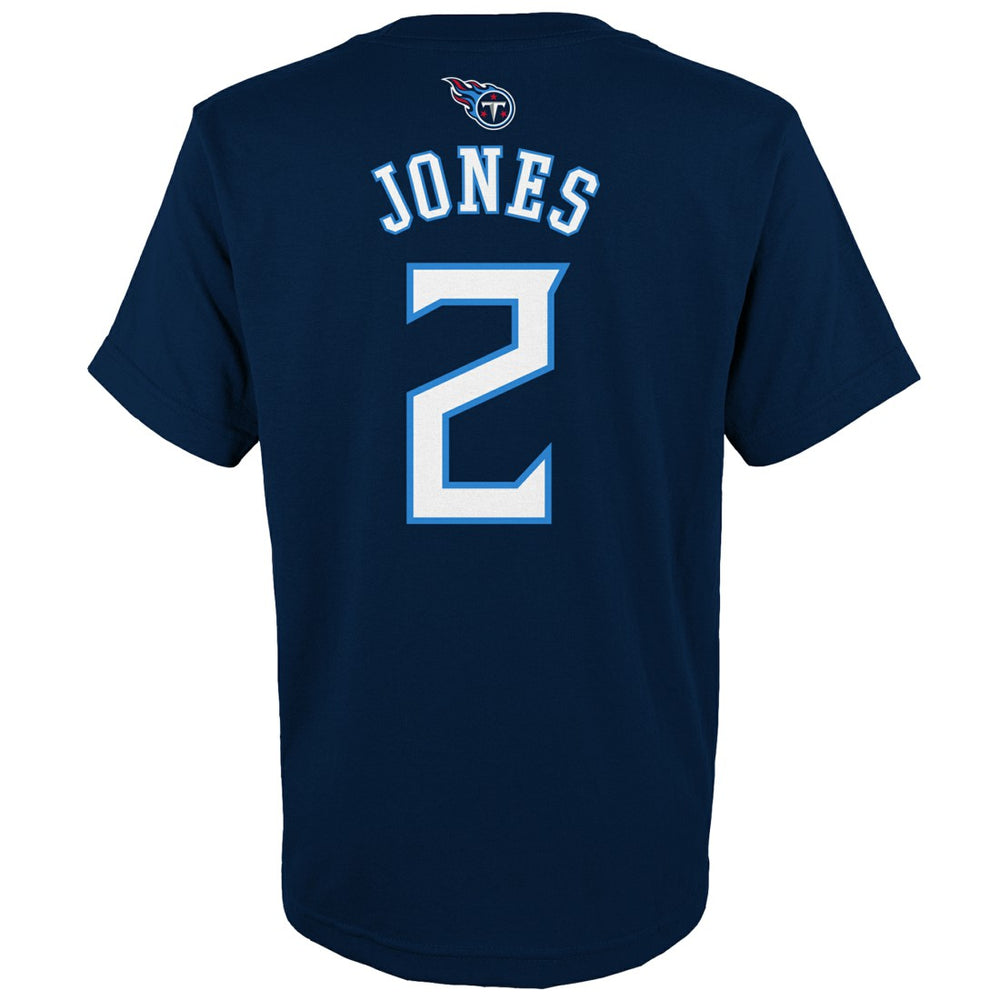 Julio Jones Tennessee Titans Youth Mainliner Player Name & Number T-Shirt Navy - NFL