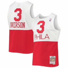 Mitchell & Ness - Allen Iverson Philadelphia 76ers 2003/2004 Hardwood Classics Swingman Jersey - White