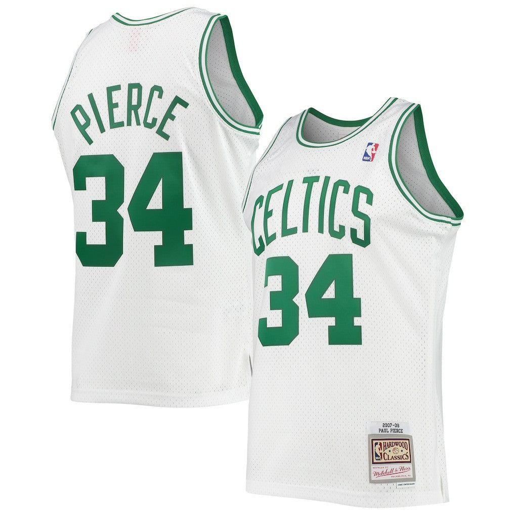 Paul Pierce Boston Celtics Hardwood Classics Swingman Jersey - White | NBA Jerseys