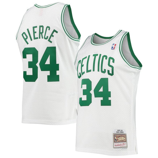 Paul Pierce Boston Celtics Hardwood Classics Swingman Jersey - White | NBA Jerseys
