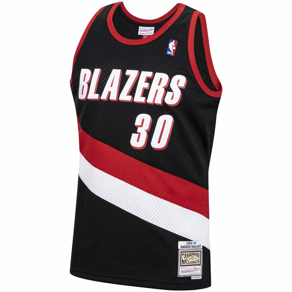 Mitchell & Ness - Rasheed Wallace Portland Trail Blazers 1999/00 Hardwood Classics Swingman Jersey - Black