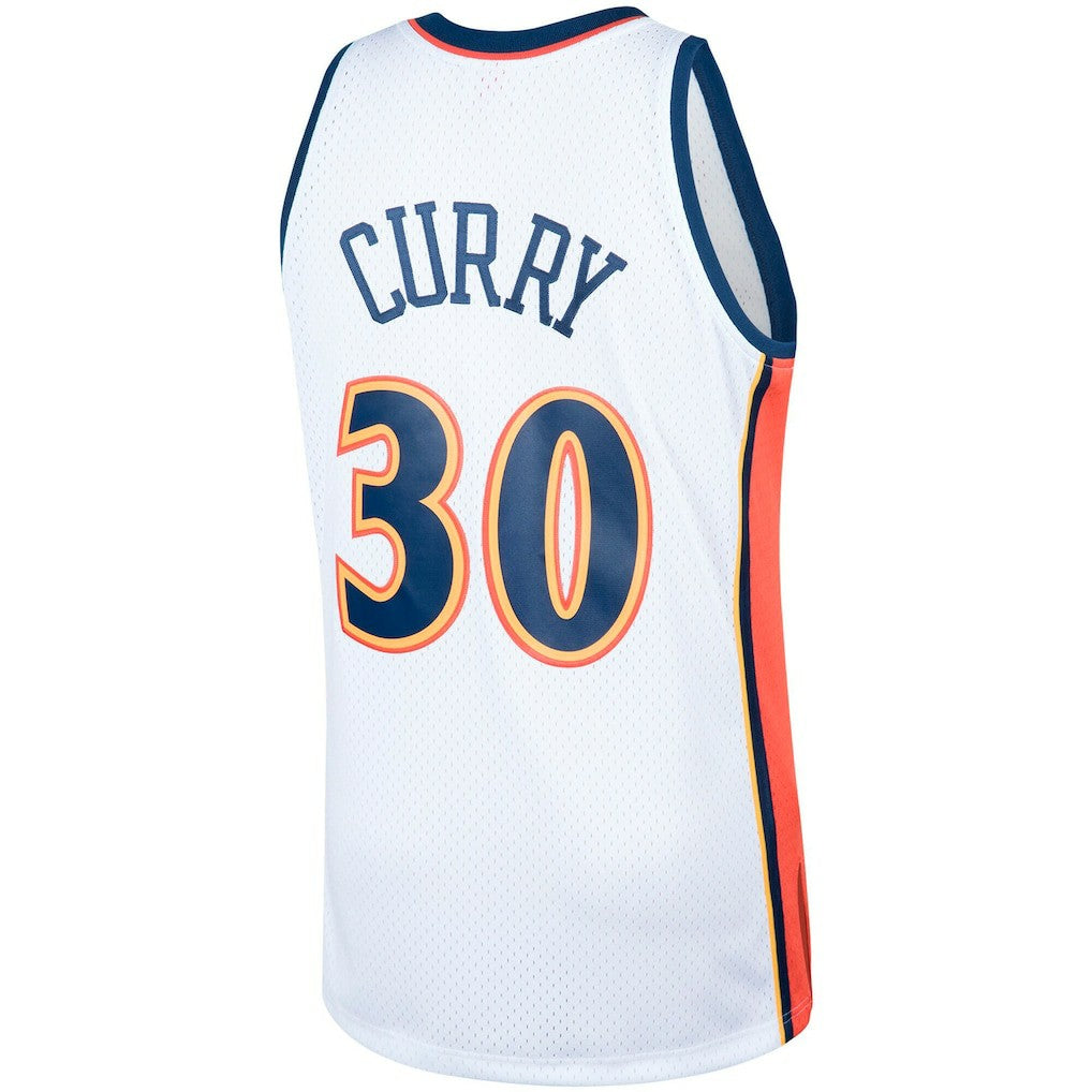 Mitchell & Ness - Stephen Curry Golden State Warriors Hardwood Classics Swingman Jersey - White
