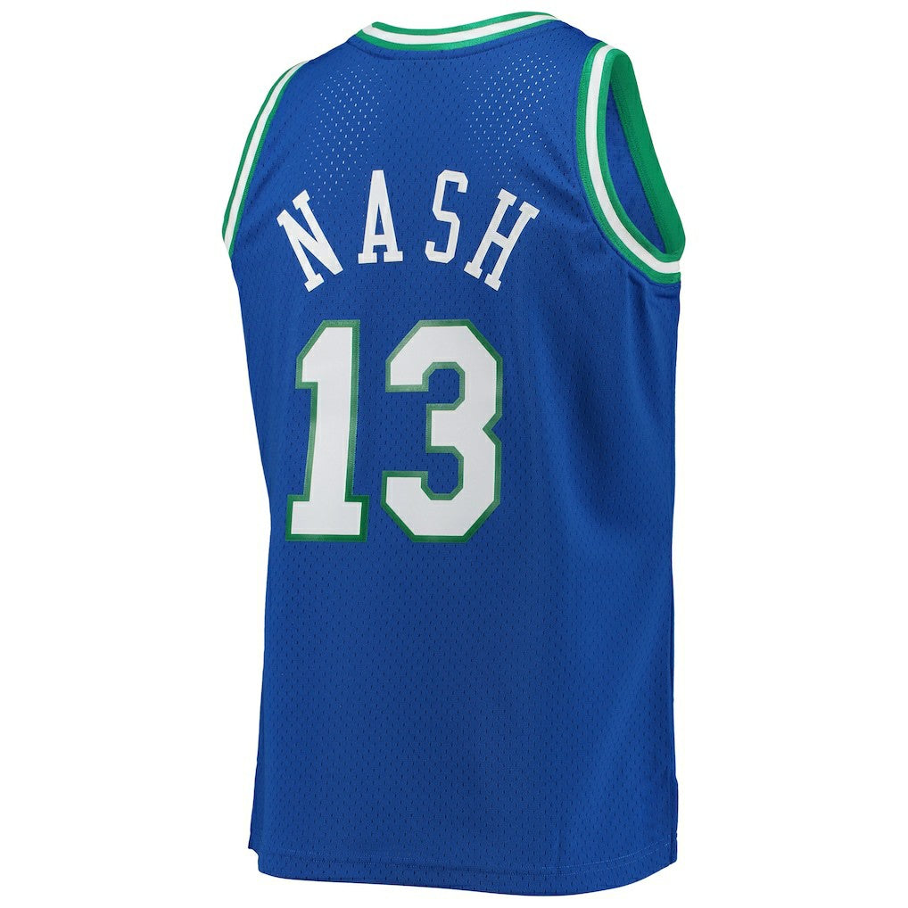 Mitchell & Ness - Steve Nash Dallas Mavericks 1998/99 Hardwood Classics Swingman Jersey - Blue
