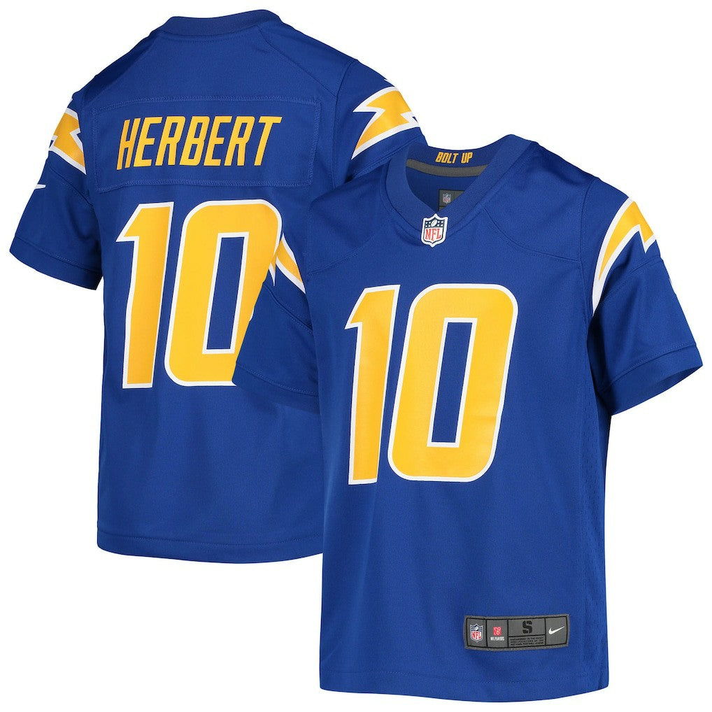 Justin Herbert Los Angeles Chargers Youth Game Jersey Royal - Nike