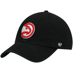 47 brand - Atlanta Hawks '47 Core Logo Clean Up Adjustable Hat - Black