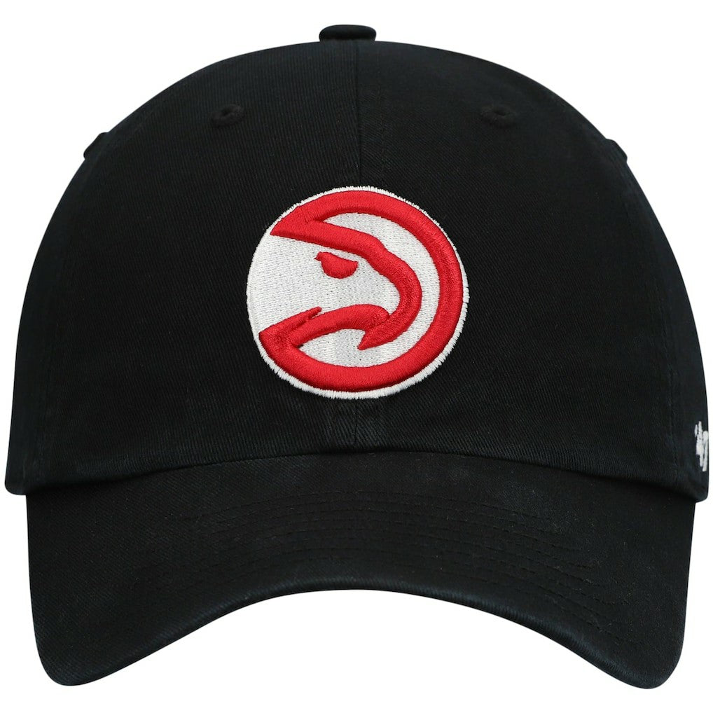 47 brand - Atlanta Hawks '47 Core Logo Clean Up Adjustable Hat - Black