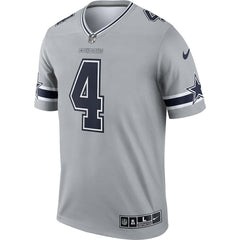 Dak Prescott Dallas Cowboys Inverted Legend Player Performance Top Gray - Nike