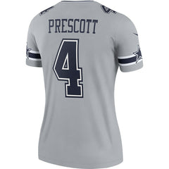 Dak Prescott Dallas Cowboys Women's Legend Player Performance Top Gray - Nike