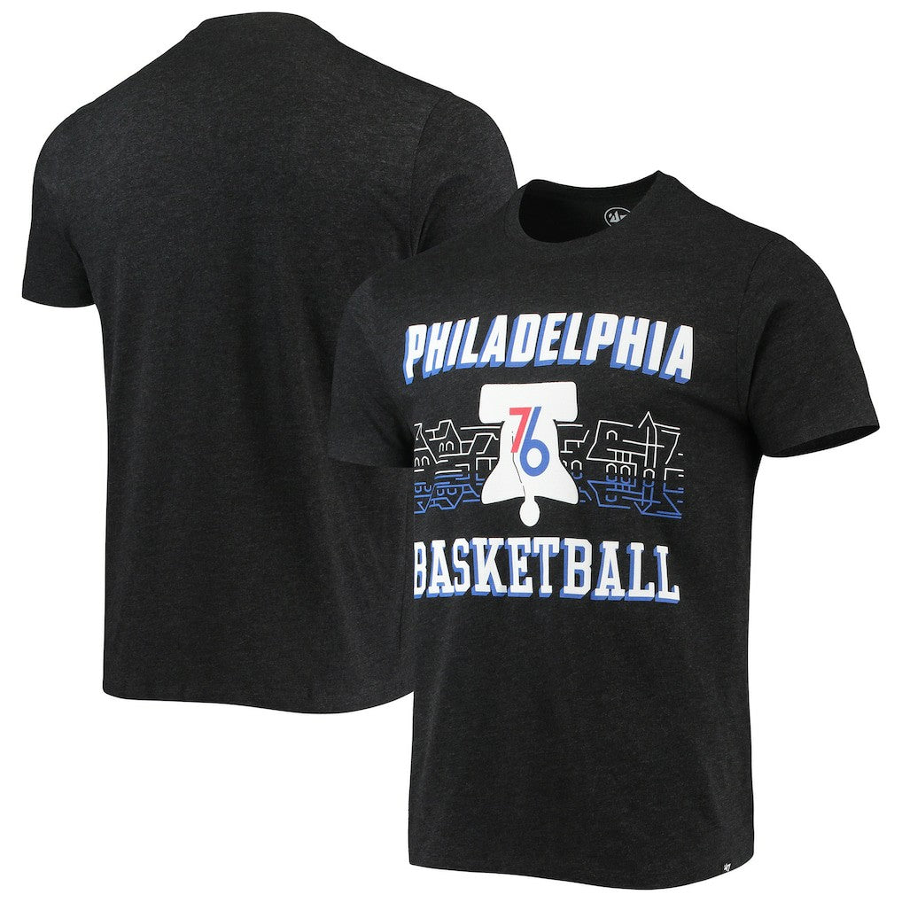 47 brand - Philadelphia 76ers '47 City Edition Club T-Shirt - Black