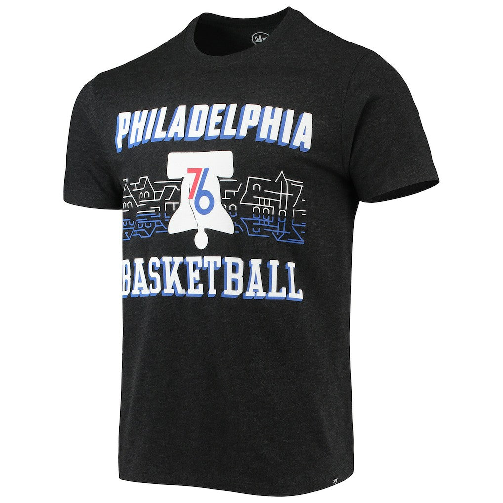 47 brand - Philadelphia 76ers '47 City Edition Club T-Shirt - Black