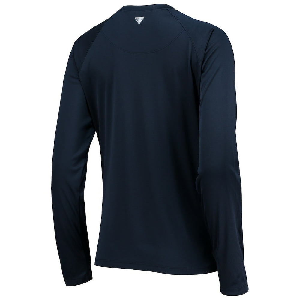 Dallas Cowboys Women's Tidal Omni-Shade Raglan Long Sleeve T-Shirt Navy/White - Columbia