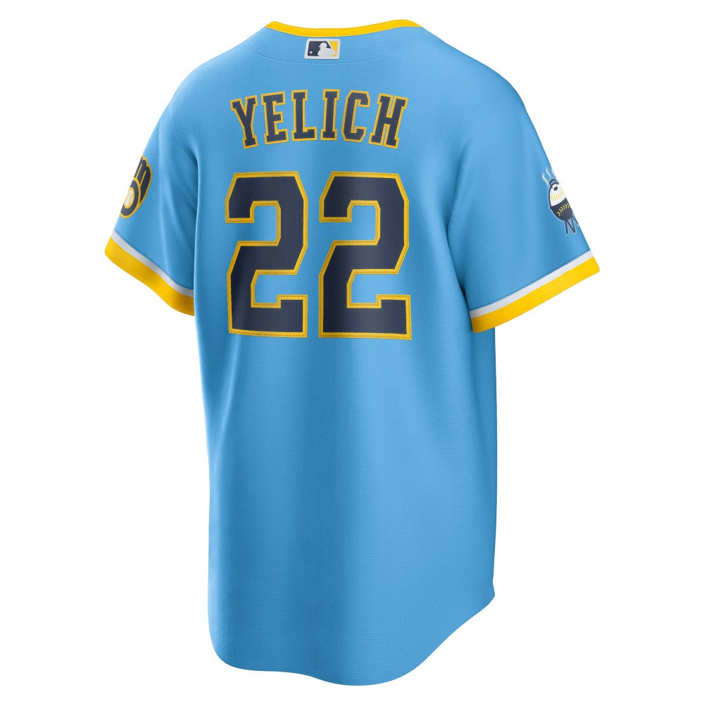 Christian Yelich Milwaukee Brewers Nike City Connect Replica Player Jersey discount