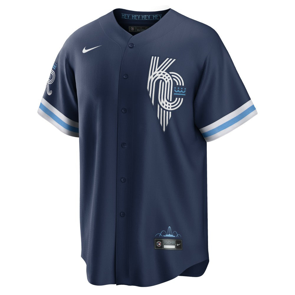 Salvador Perez Kansas City Royals Nike City Connect Replica Player Jersey Lifestyle