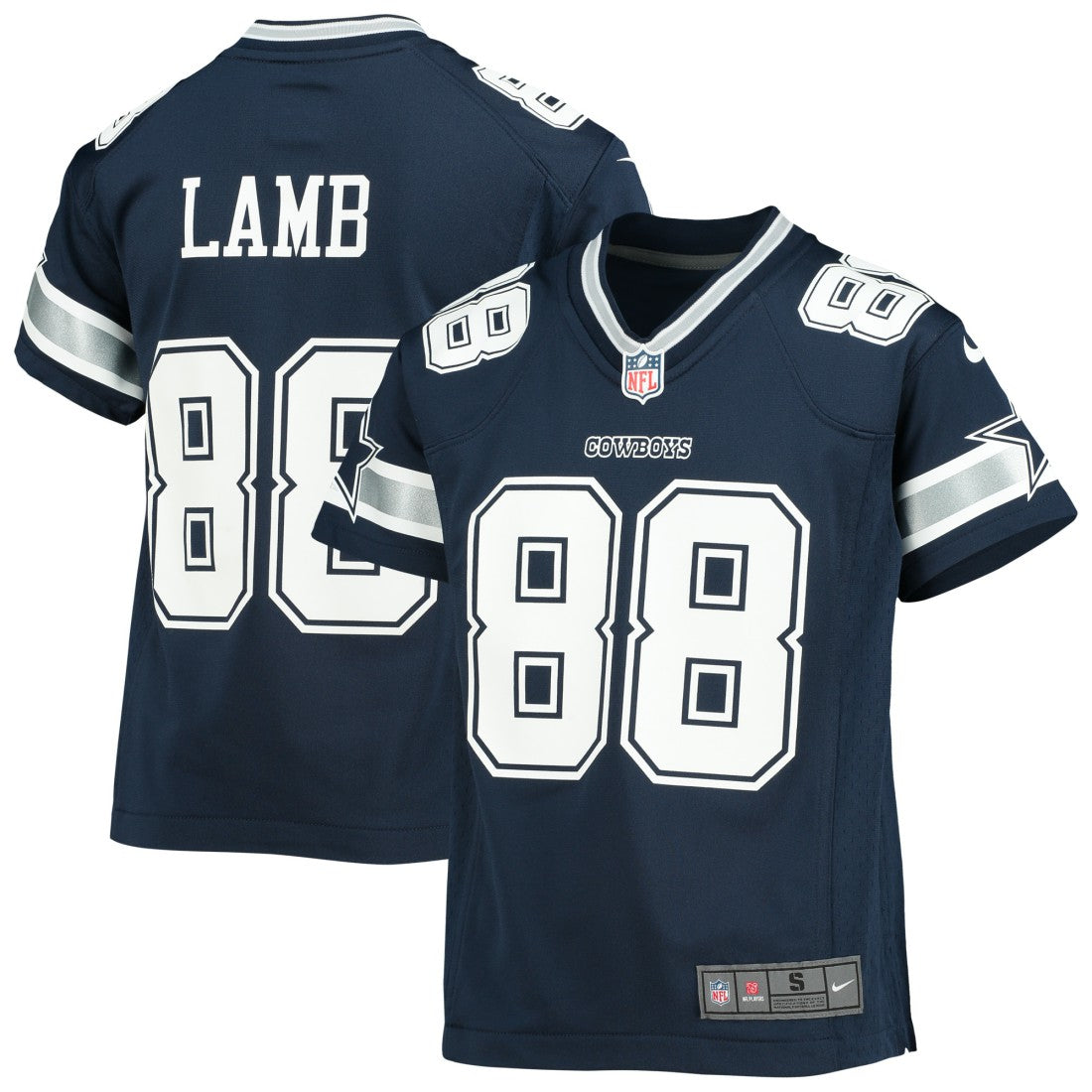 CeeDee Lamb Dallas Cowboys Youth Player Game Jersey Navy - Nike