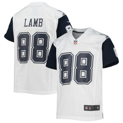 CeeDee Lamb Dallas Cowboys Youth Alternate Game Jersey White - Nike