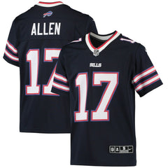 Josh Allen Buffalo Bills Youth Inverted Team Game Jersey Navy - Nike