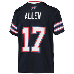Josh Allen Buffalo Bills Youth Inverted Team Game Jersey Navy - Nike