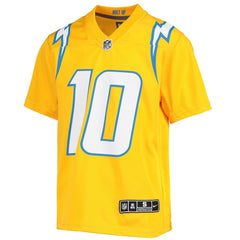 Justin Herbert Los Angeles Chargers Youth Inverted Team Game Jersey Gold - Nike