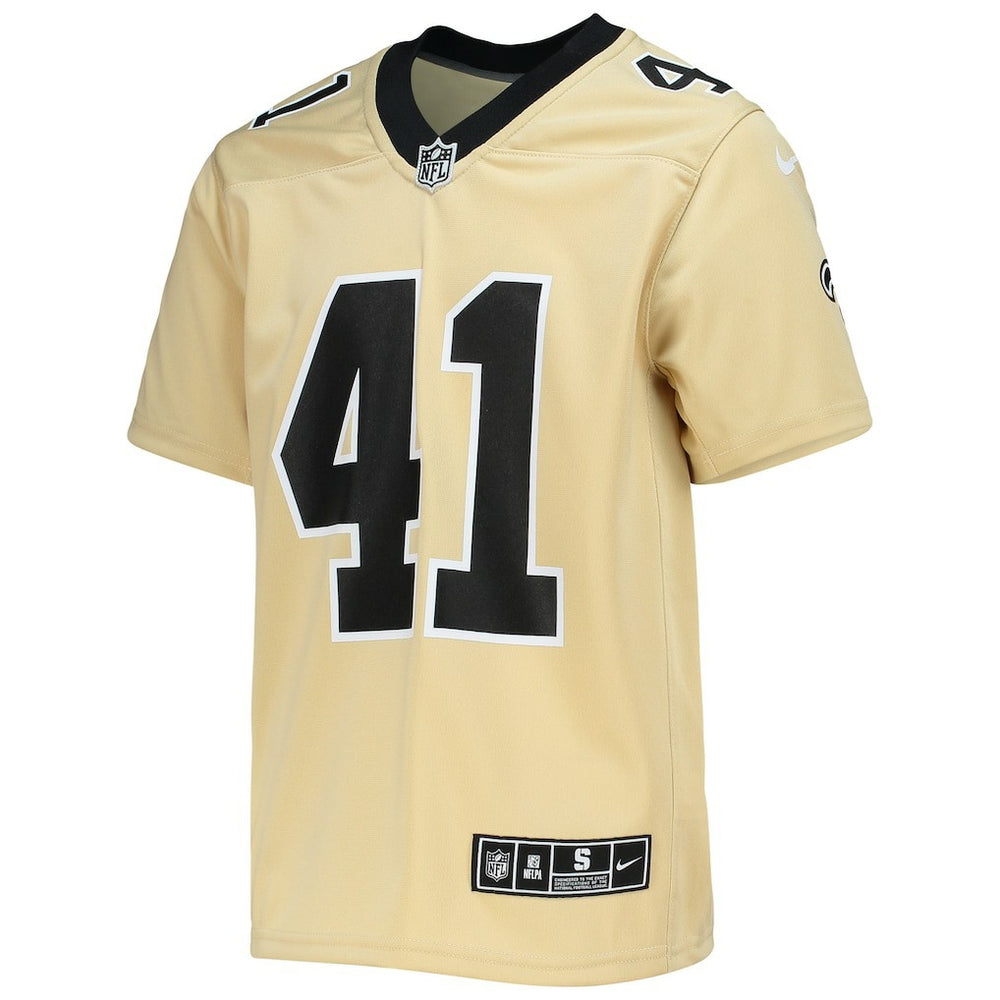 Alvin Kamara New Orleans Saints Youth Inverted Team Game Jersey Gold - Nike