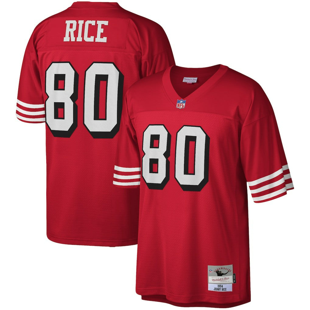 Jerry Rice San Francisco 49ers Legacy Replica Jersey Scarlet - Mitchell & Ness