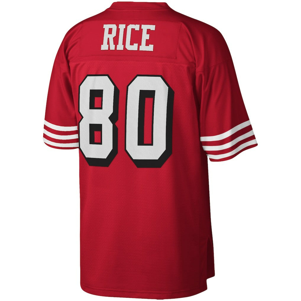 Jerry Rice San Francisco 49ers Legacy Replica Jersey Scarlet - Mitchell & Ness