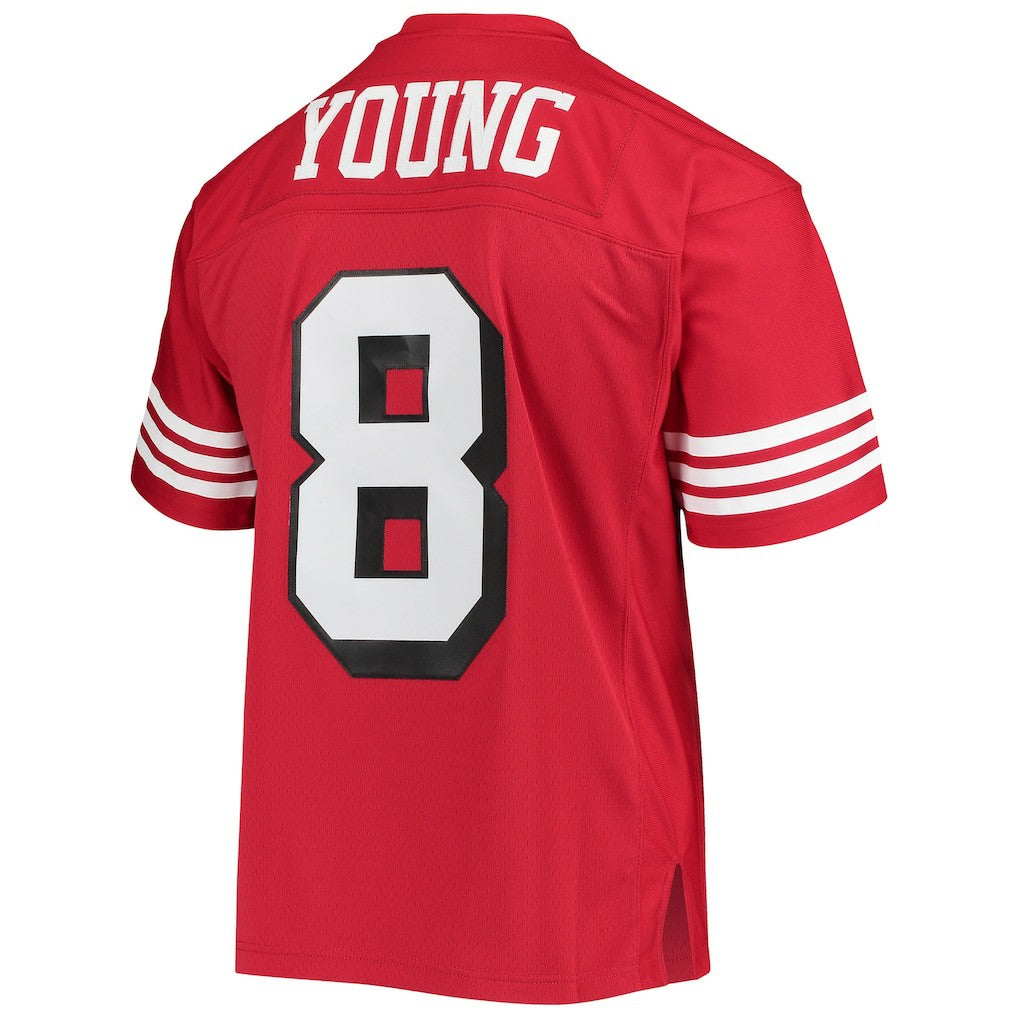 Steve Young San Francisco 49ers Legacy Replica Jersey Scarlet - Mitchell & Ness
