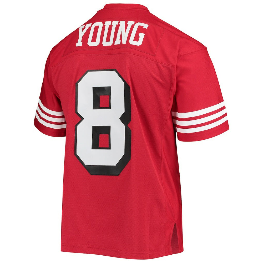 Steve Young San Francisco 49ers Legacy Replica Jersey Scarlet - Mitchell & Ness