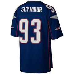 Richard Seymour New England Patriots Legacy Replica Jersey Navy - Mitchell & Ness