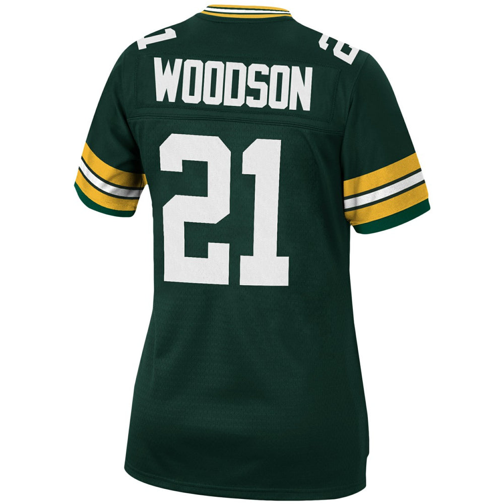 Charles Woodson Green Bay Packers Women's 2010 Legacy Replica Player Jersey Green - Mitchell & Ness
