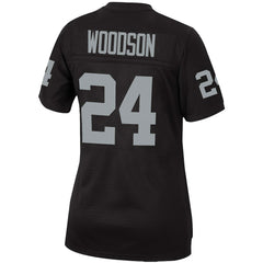 Charles Woodson Las Vegas Raiders Women's Legacy Replica Team Jersey Black - Mitchell & Ness