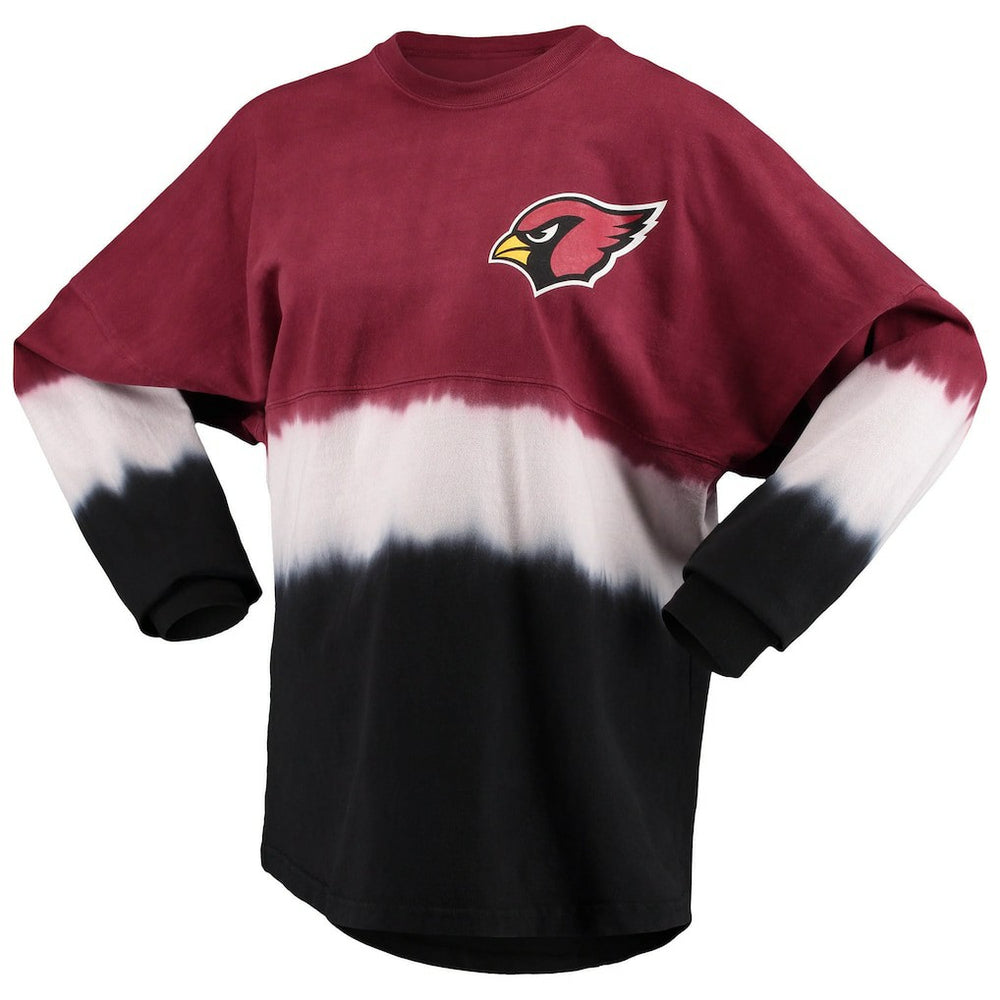 Arizona Cardinals Women's Ombre Long Sleeve T-Shirt Cardinal/White - Fanatics