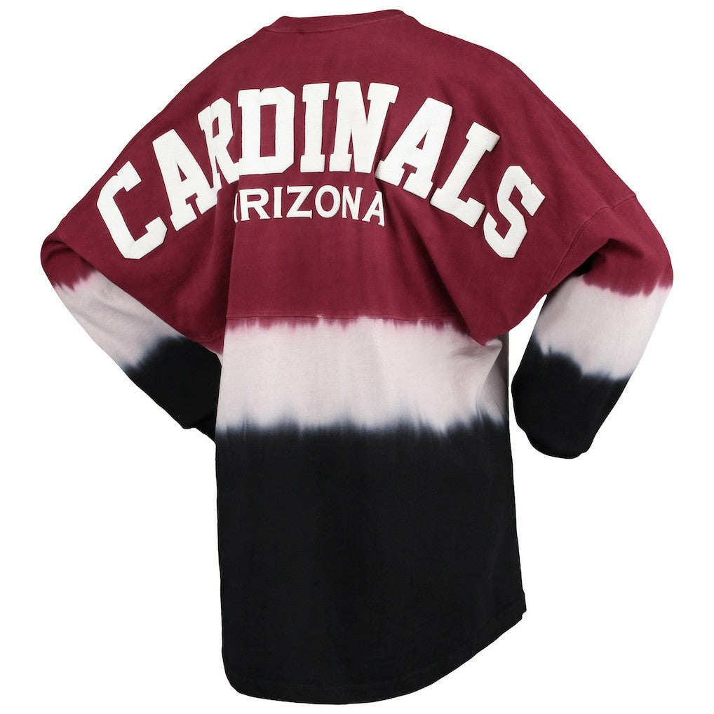 Arizona Cardinals Women's Ombre Long Sleeve T-Shirt Cardinal/White - Fanatics