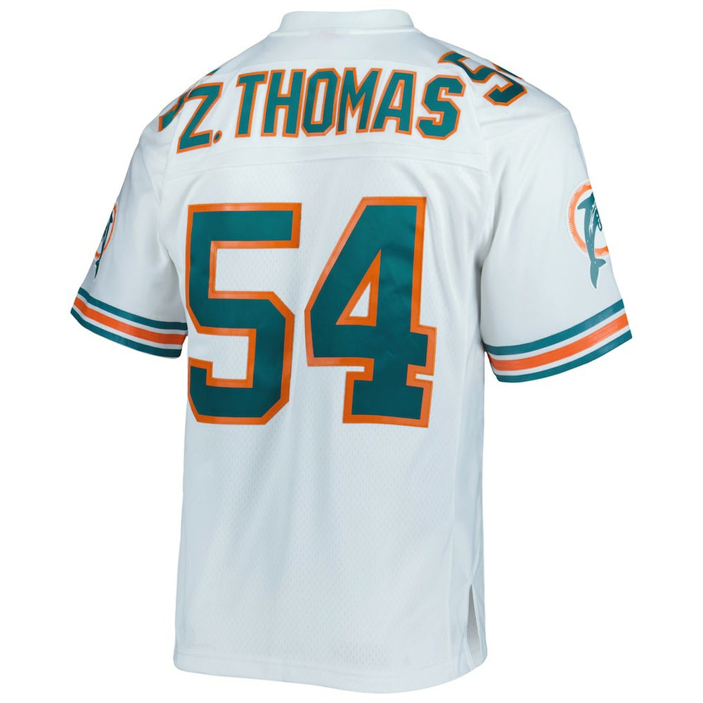 Zach Thomas Miami Dolphins Legacy Replica Jersey White - Mitchell & Ness