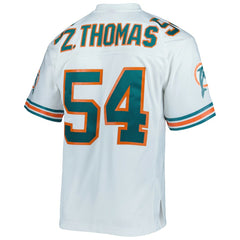 Zach Thomas Miami Dolphins Legacy Replica Jersey White - Mitchell & Ness