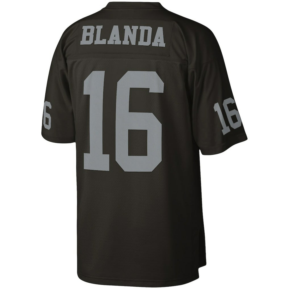 George Blanda Las Vegas Raiders Legacy Replica Jersey Black - Mitchell & Ness