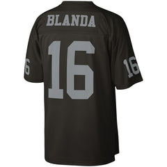 George Blanda Las Vegas Raiders Legacy Replica Jersey Black - Mitchell & Ness